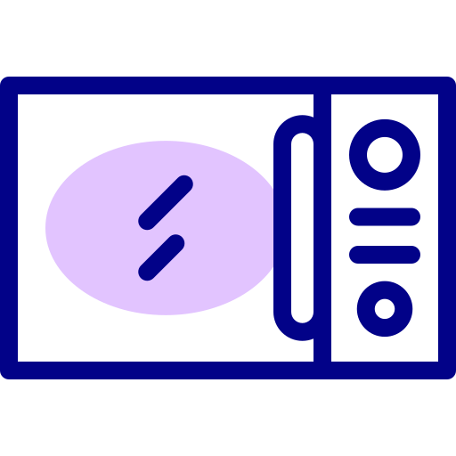 마이크로파 Detailed Mixed Lineal color icon