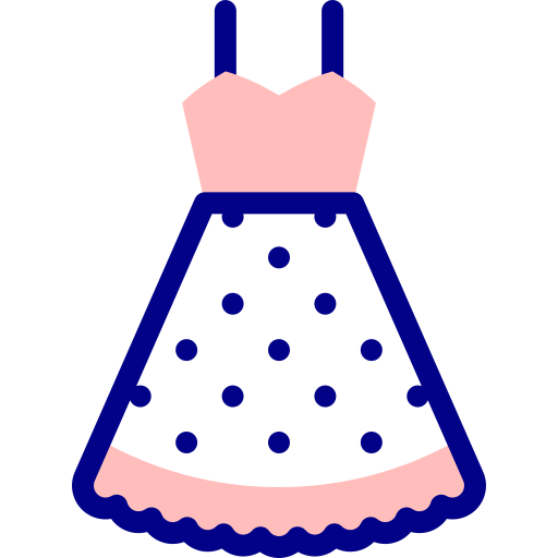 Dress Detailed Mixed Lineal color icon