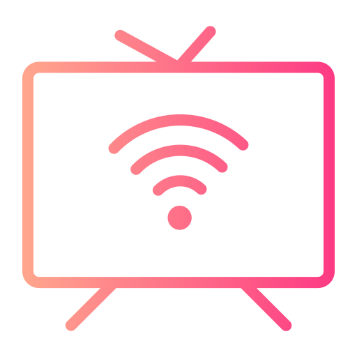 smart tv Generic gradient outline icoon