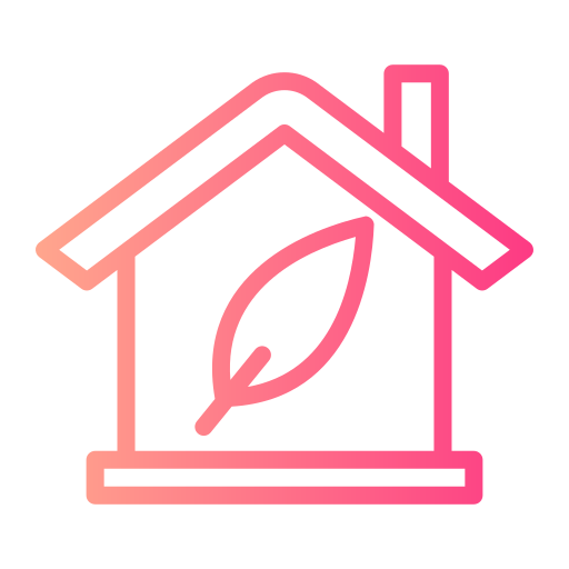 duurzaam huis Generic gradient outline icoon