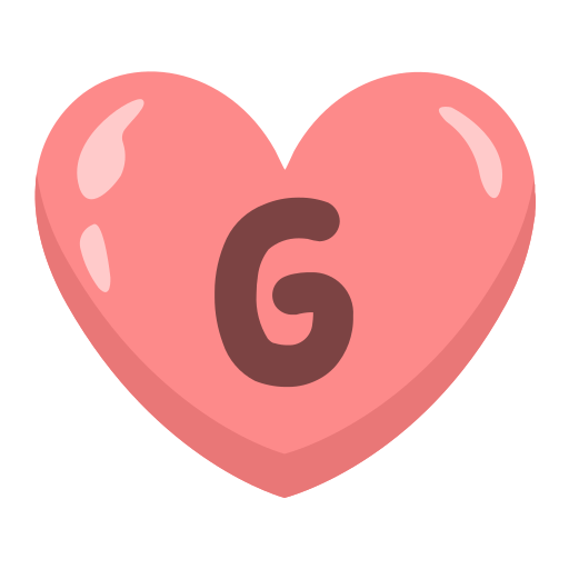 문자 g Generic color fill icon