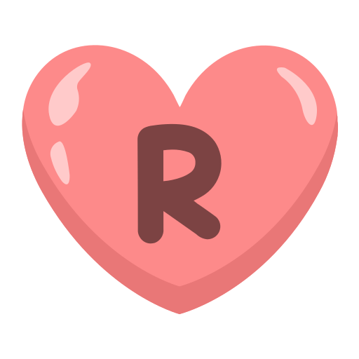 편지 r Generic color fill icon