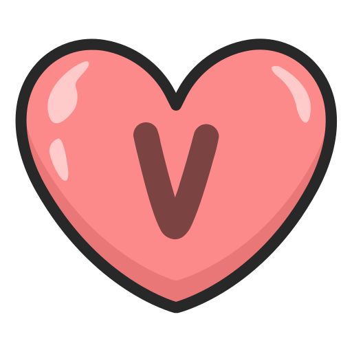 Letter V Generic color lineal-color icon