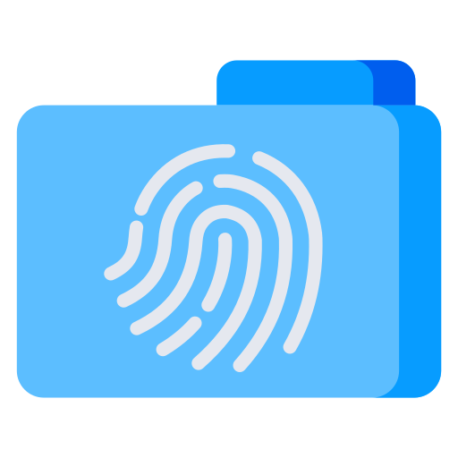 biometrisch Generic color fill icoon