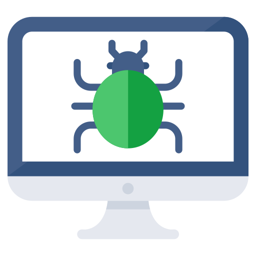 Computer Bug Generic color fill icon