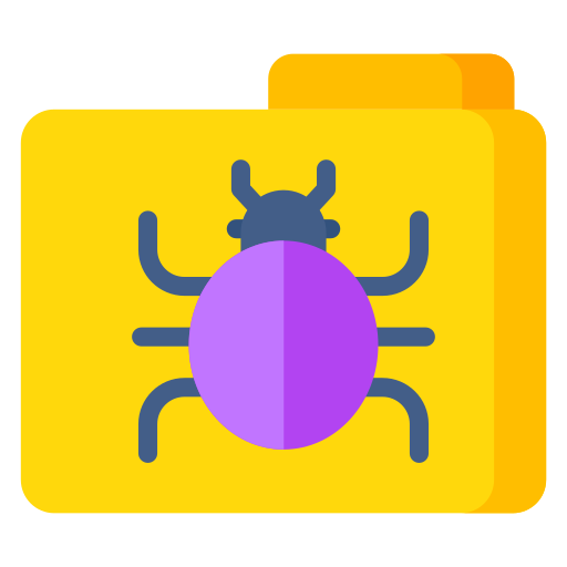 Infected Folder Generic color fill icon