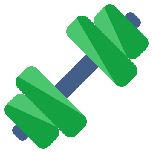 Dumbbells Generic color fill icon
