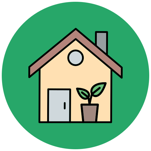 groen huis Generic color lineal-color icoon