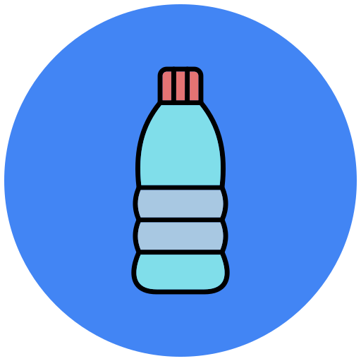 plastikflasche Generic color lineal-color icon