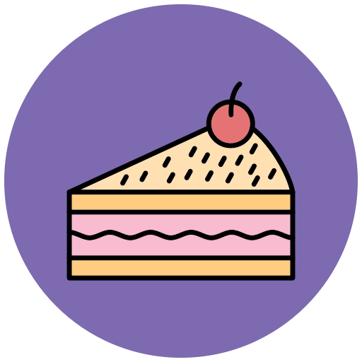 kawałek ciasta Generic color lineal-color ikona