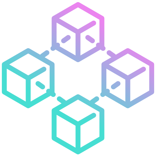 ブロックチェーン Generic gradient outline icon