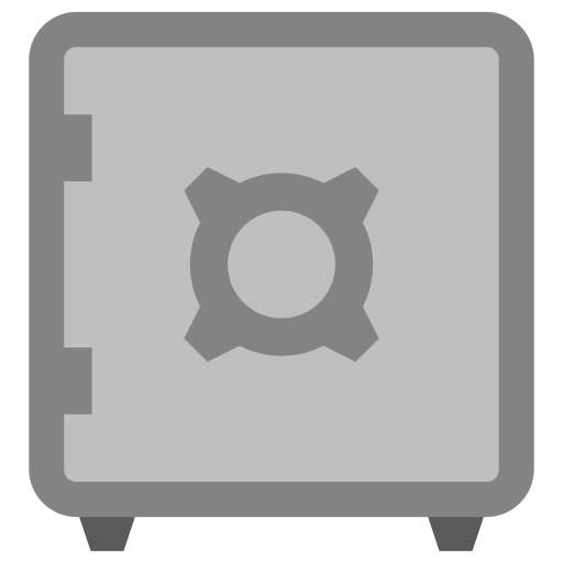 Deposit box Generic color fill icon