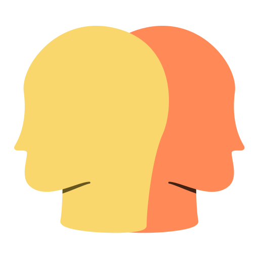 głowa Generic color fill ikona