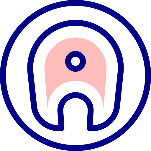 Łosoś Detailed Mixed Lineal color ikona