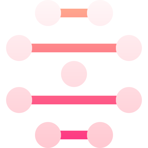 생물 정보학 Basic Gradient Gradient icon