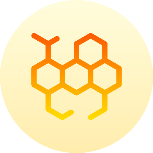 moléculas Basic Gradient Circular icono