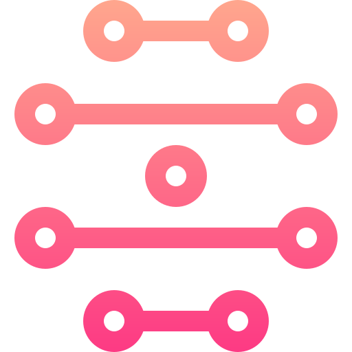 Биоинформатика Basic Gradient Lineal color иконка
