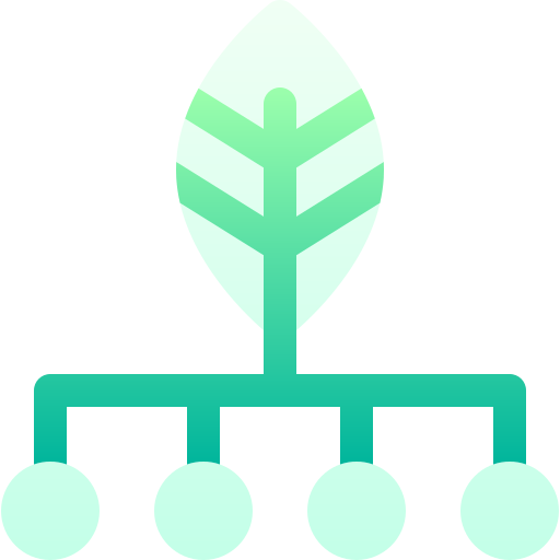 잎 Basic Gradient Gradient icon