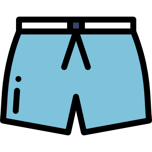 kurze hose Detailed Rounded Lineal color icon