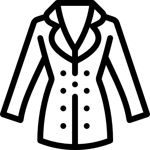 ジャケット Detailed Rounded Lineal icon