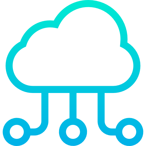 Cloud computing Kiranshastry Gradient icon