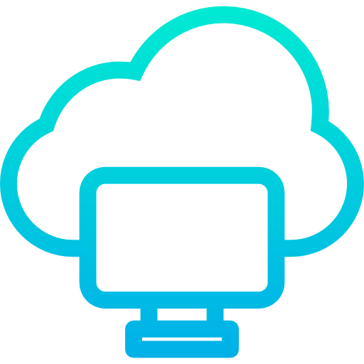 Cloud computing Kiranshastry Gradient icon