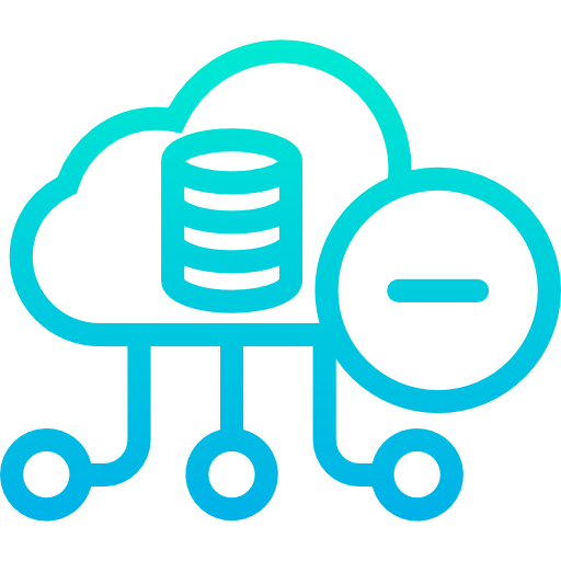 cloud computing Kiranshastry Gradient icon
