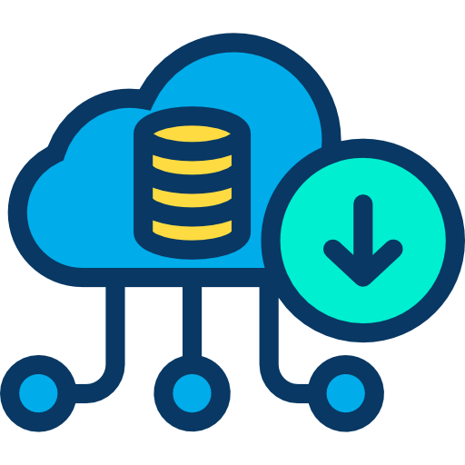 cloud computing Kiranshastry Lineal Color Icône