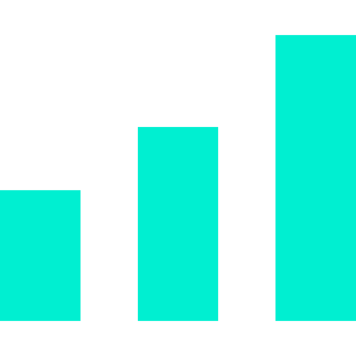 gráfico de barras Kiranshastry Flat icono