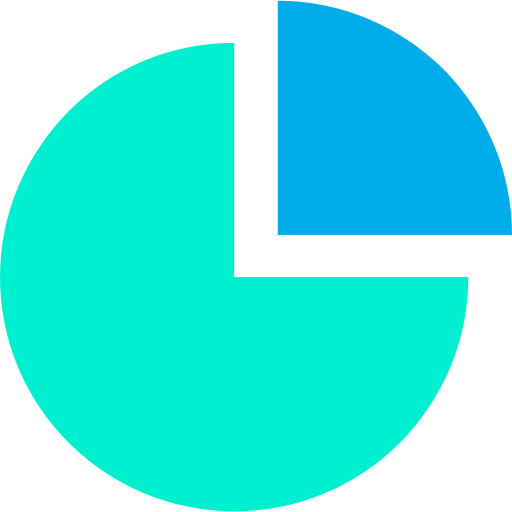 diagramme circulaire Kiranshastry Flat Icône
