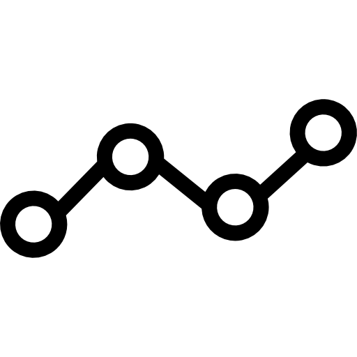 grafico a linee Kiranshastry Lineal icona