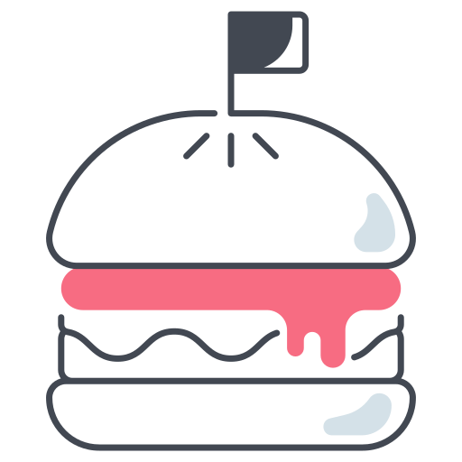 ハンバーガー Generic color fill icon