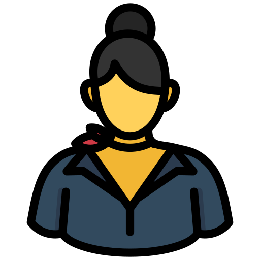 Stewardess Generic color lineal-color icon