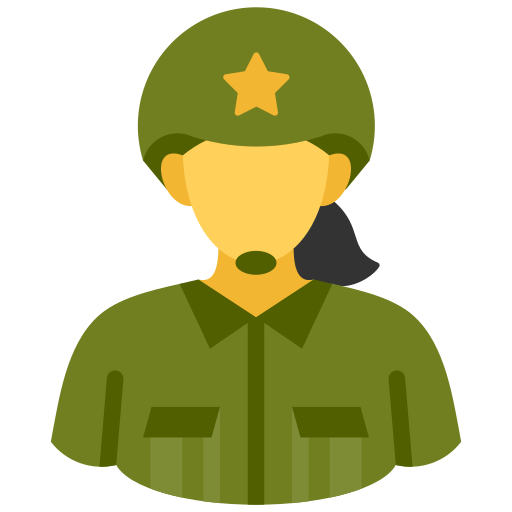 Soldier Generic color fill icon