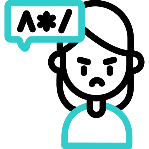 wütend Basic Accent Outline icon