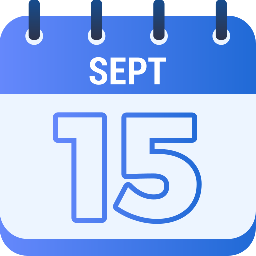 15 de septiembre Generic gradient fill icono