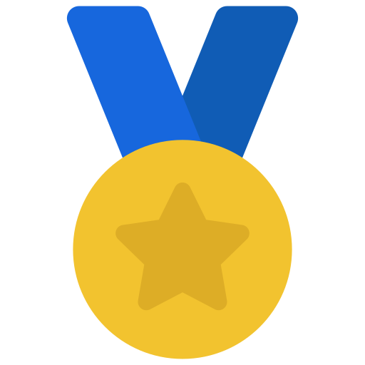 Medal  Juicy Fish Flat icon