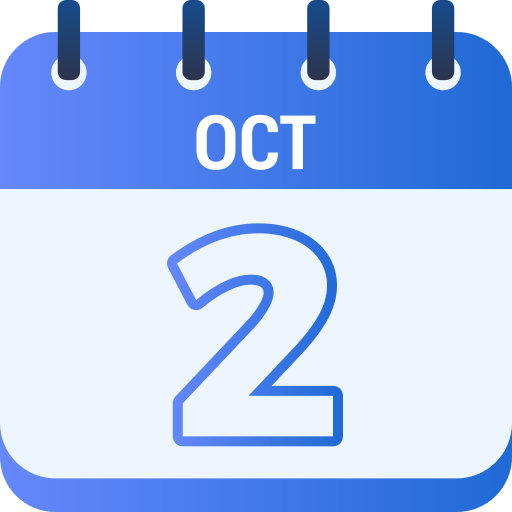 10월 2일 Generic gradient fill icon