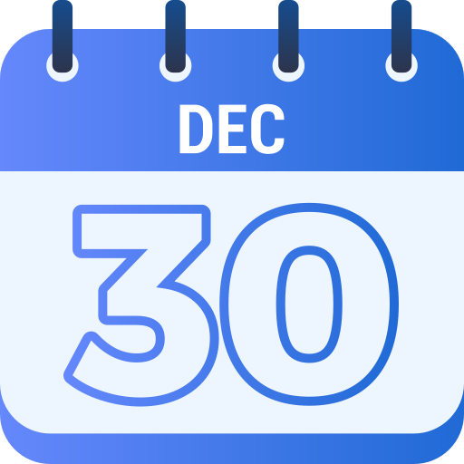 30 december Generic gradient fill icoon
