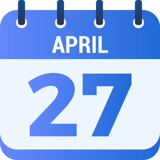 27 april Generic gradient fill icoon