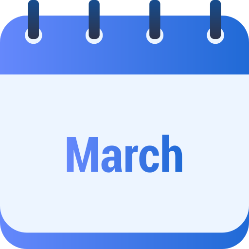 maart Generic gradient fill icoon