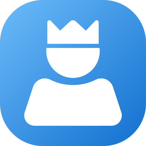 King Generic gradient fill icon