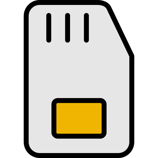 simカード Generic color lineal-color icon