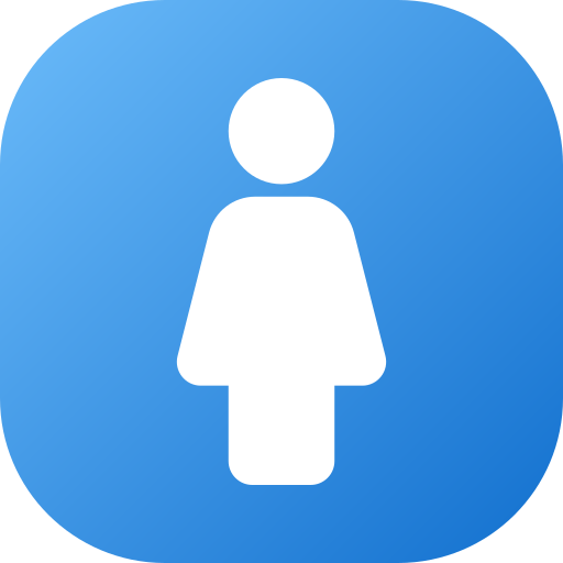 Female Generic gradient fill icon