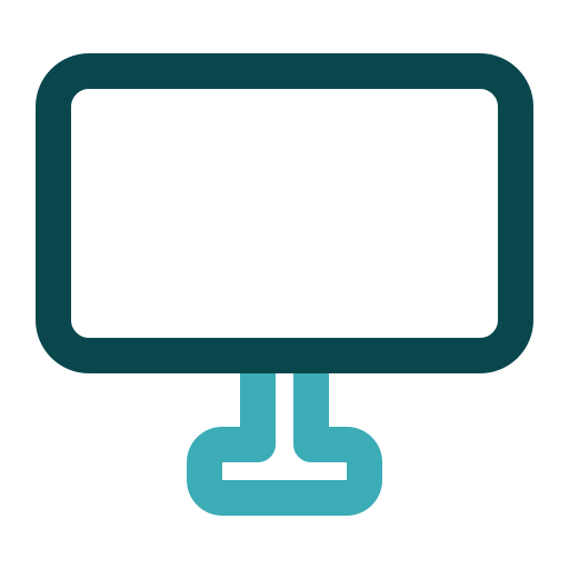 monitor Generic color outline icono