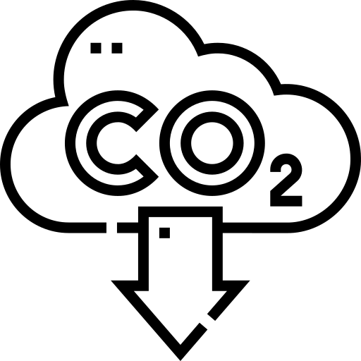 co2 Detailed Straight Lineal ikona