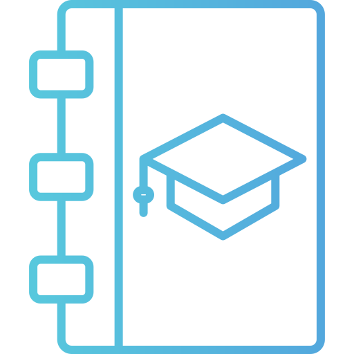 Education Generic gradient outline icon