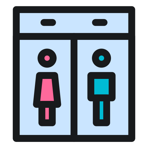 toilette Generic color lineal-color icon