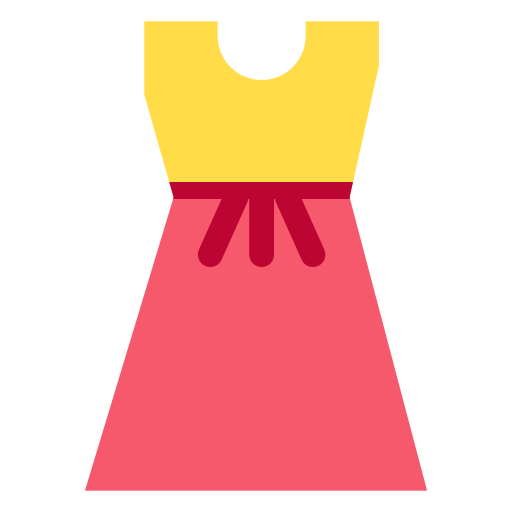 sukienka Generic color fill ikona