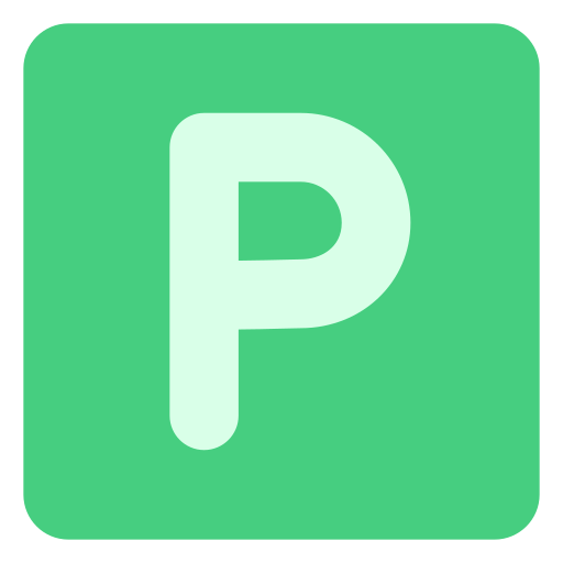 parkeren Generic color fill icoon